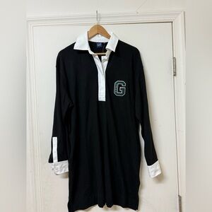 GAP Kids Black and White Rugby Shirt